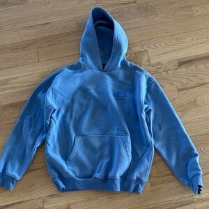 Blue White Fox hoodie for women